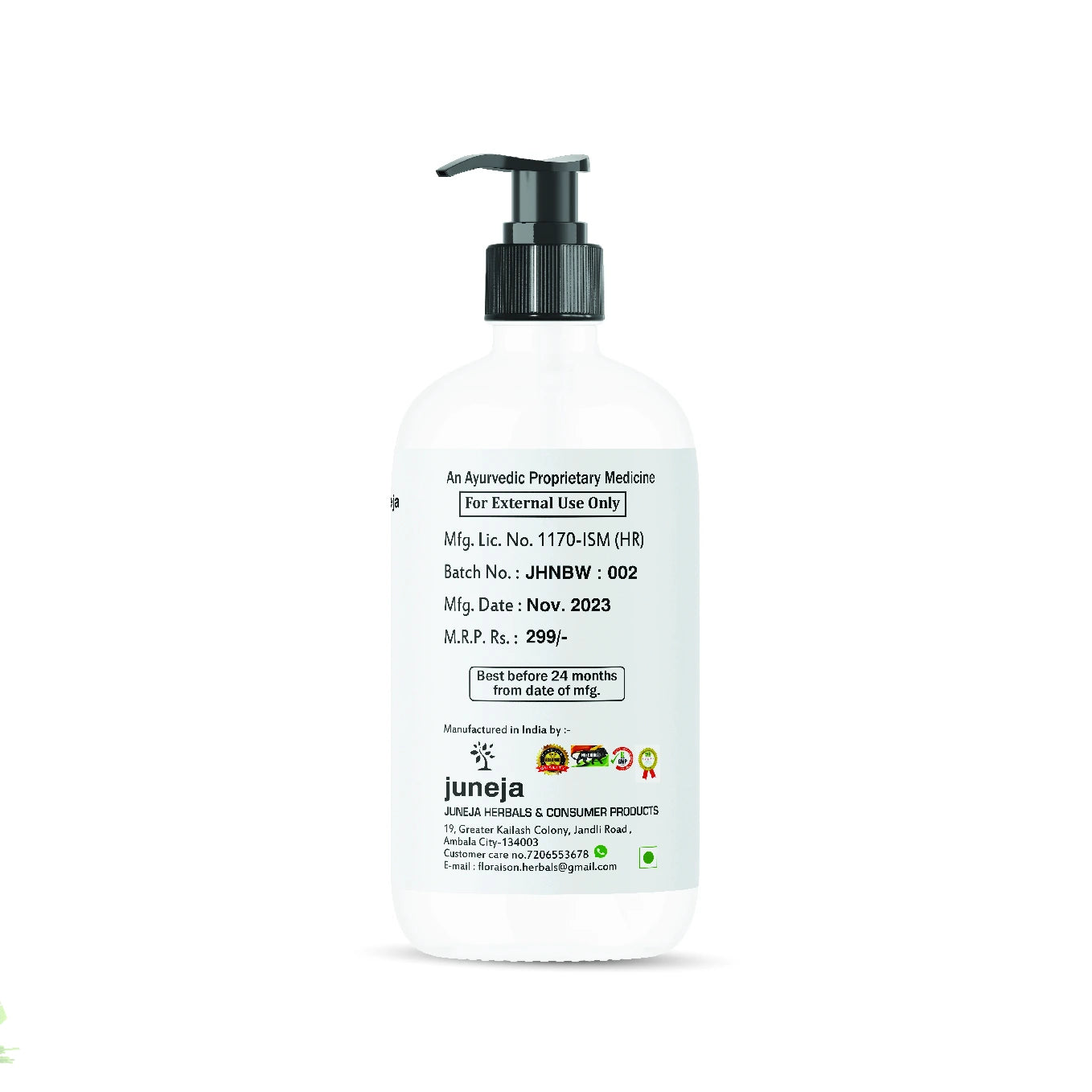 Floraison Ayurvedic Neem Body Wash 300ML For Moisturize & Deep Cleansing