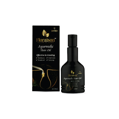 Floraison Ayurvedic Hair Oil 120ML For Dandruff, Hair Fall, Regrowth & Pre Mature Greying