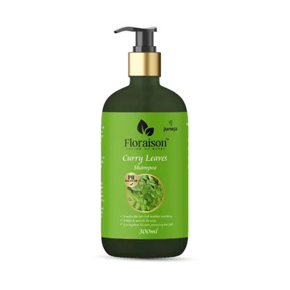 Floraison Ayurvedic Curry Leaves plus Amla Neem Shampoo 300ML Combo (Pack of 2) For Dandruff, Hairfall & Thin Hair
