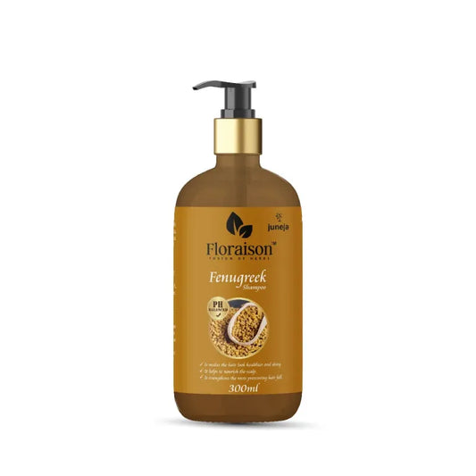 Floraison Ayurvedic and Natural Fenugreek seeds shampoo 300 ML For dandruff, hairfall, smooth or shiny hair