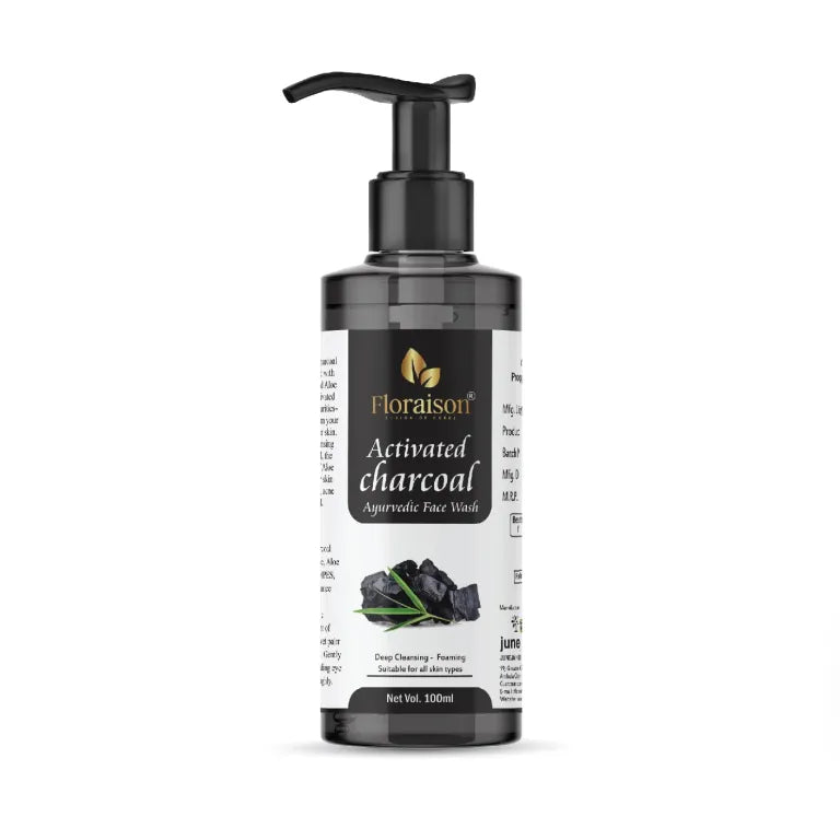 Floraison Ayurvedic Activated Charcoal Face Wash 100ML