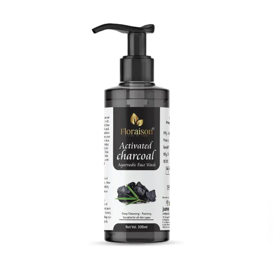 Floraison Ayurvedic Activated Charcoal Face Wash 100ML